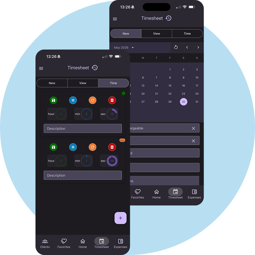 Timesheet view